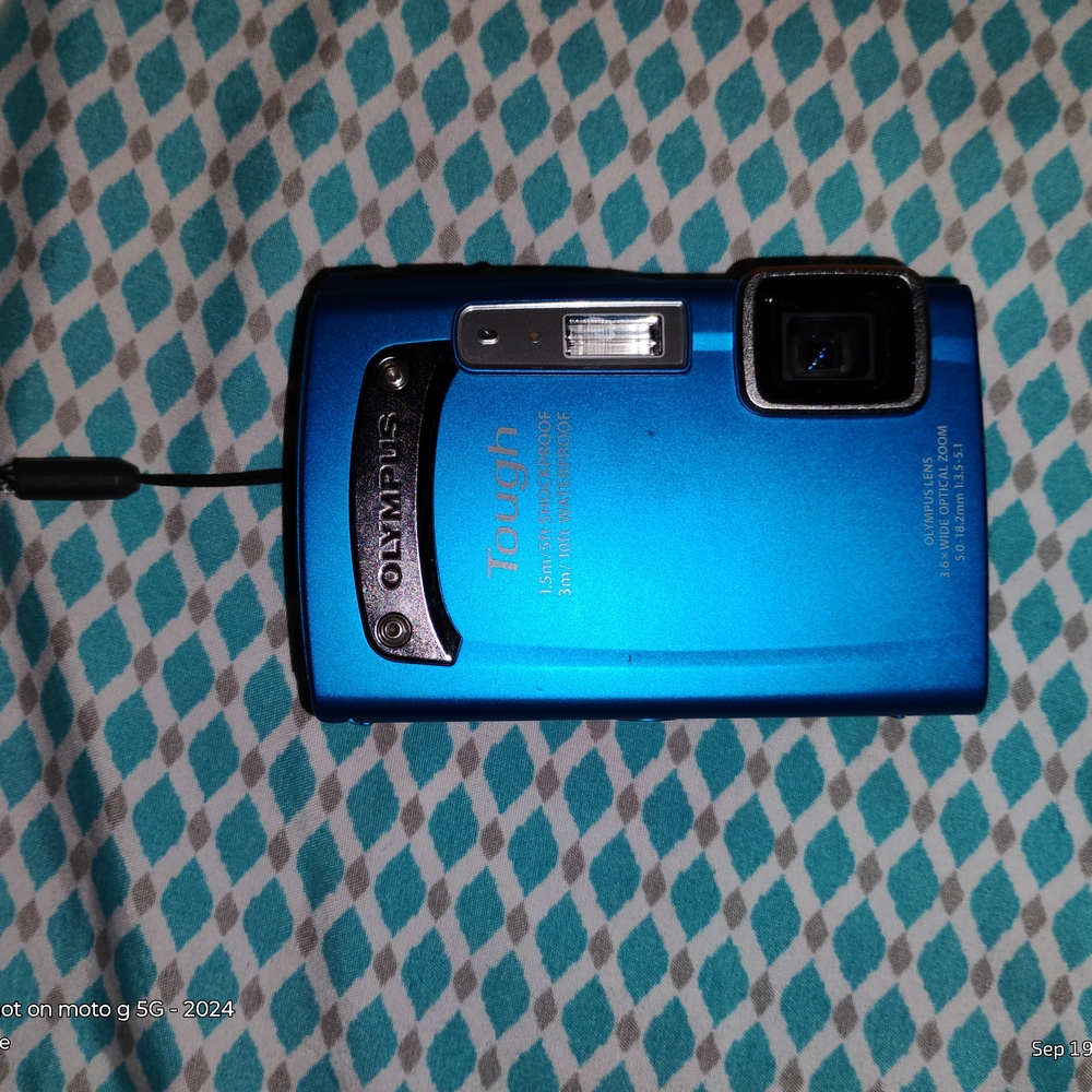 Olympus Blue Digital Camera